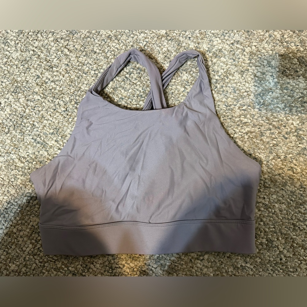 Fabletics sports bra lavender color medium